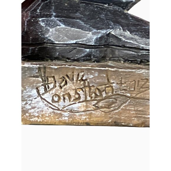 Dave Constantine Handcrafted Vintage Santa Claus Figurine With Star Accent 2005 - Picture 13 of 13